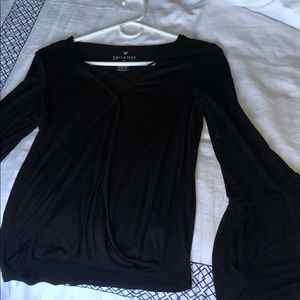 Soft and sexy black long sleeve